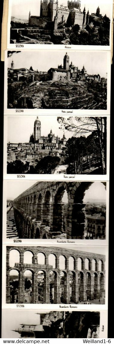 Leporello Spanien: Segovia - Artistico Y Monumental, 24 Bilder, Je Ca. 5,5 X 9,5 Cm, - Segovia