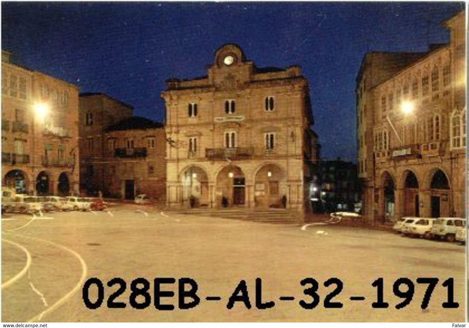 Postal Orense Plaza Mayor Nocturno Edit. Alarde Nº 32/57a/28eb Año 1971* - Orense