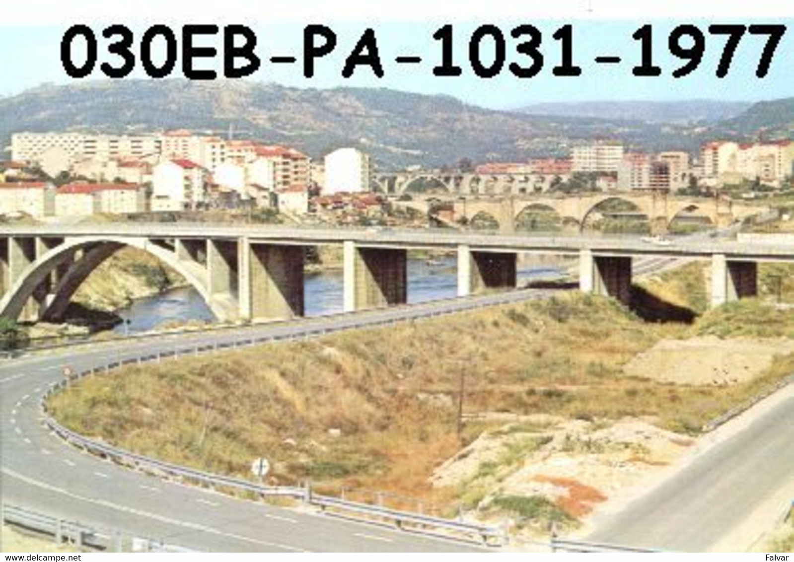 Postal Orense Puentes Sobre El Rio Miño E. Paris Nº 1031/135/30eb Año 1977* - Orense