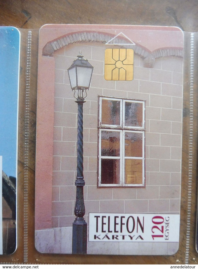 10  télécartes  TELEFON KARTYA  - Pubs --> (Unicef, et diverses publicités )    origine Hongrie