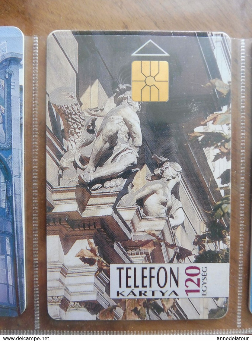 10  télécartes  TELEFON KARTYA  - Pubs --> (Unicef, et diverses publicités )    origine Hongrie
