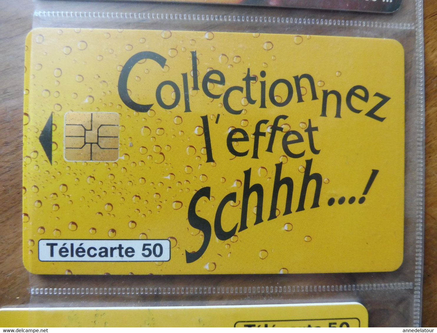 10  Télécartes  FRANCE TELECOM   avec publicité pour les boissons (  Schweppes , Orangina , )