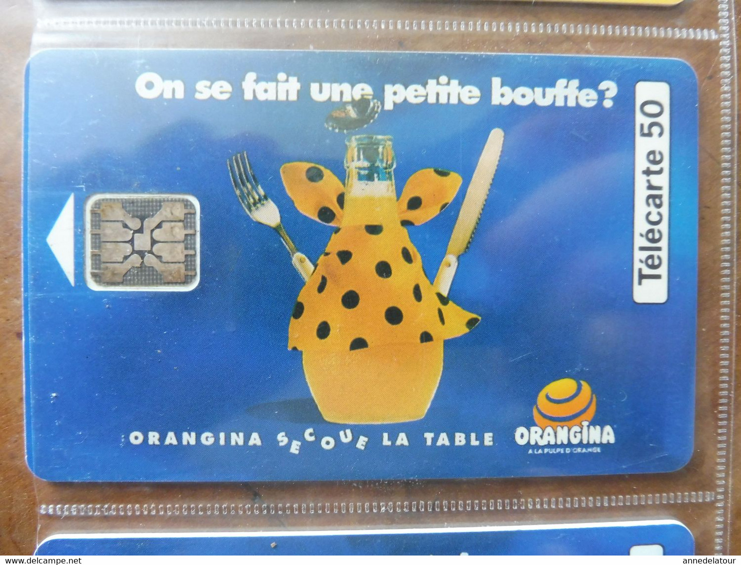 10  Télécartes  FRANCE TELECOM   avec publicité pour les boissons (  Schweppes , Orangina , )