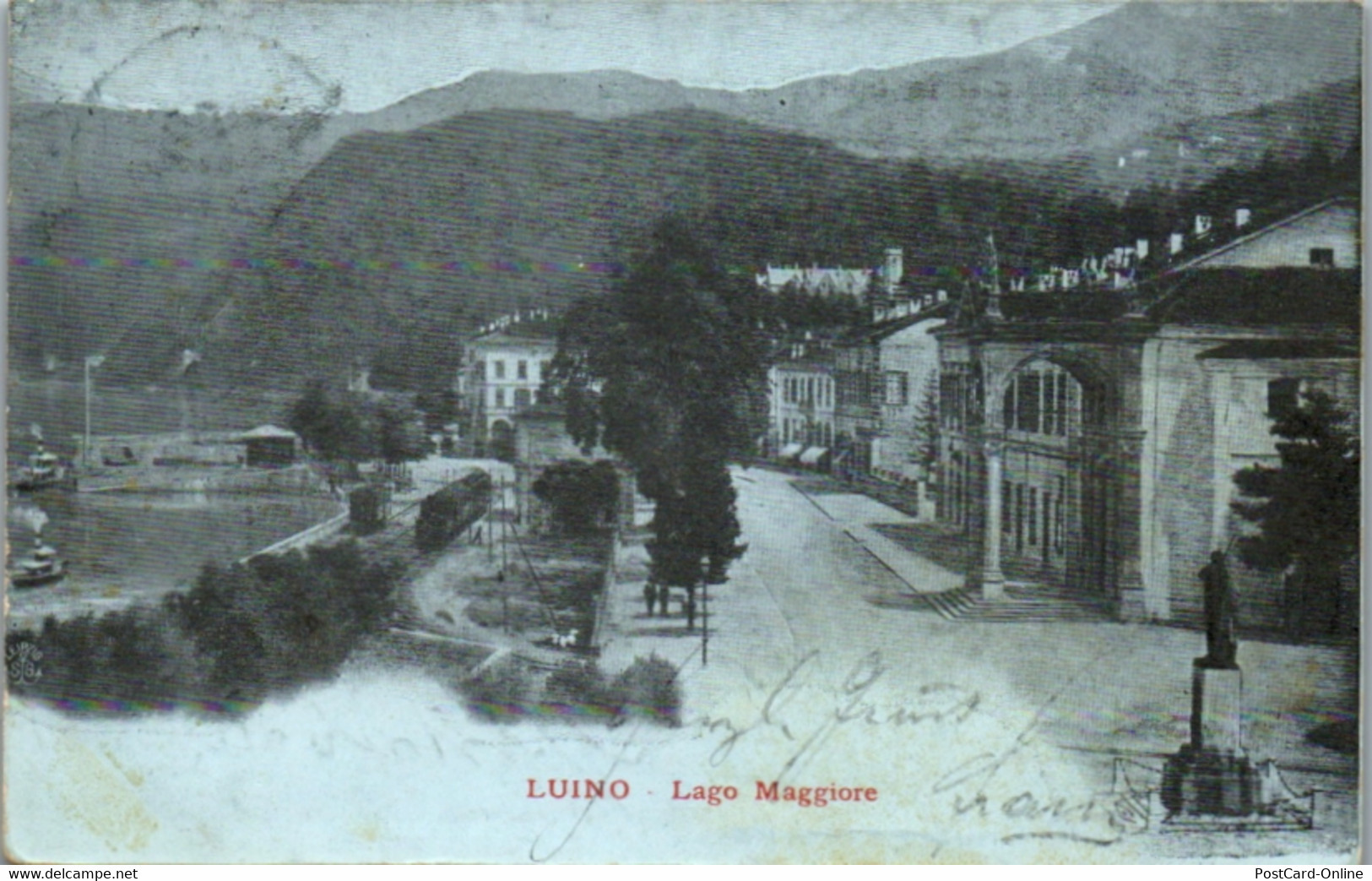 13436 - Italien - Luino , Lago Maggiore  - Gelaufen 1905 - Luino