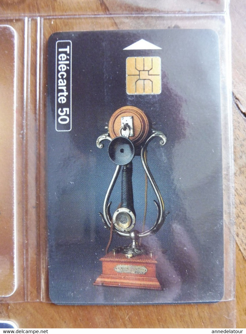 8 Télécartes FRANCE TELECOM  - Collection Historique Téléphones (Ader, Mildé , Berliner ,Ericson, Deckert ,D'Arsonval) - Teléfonos