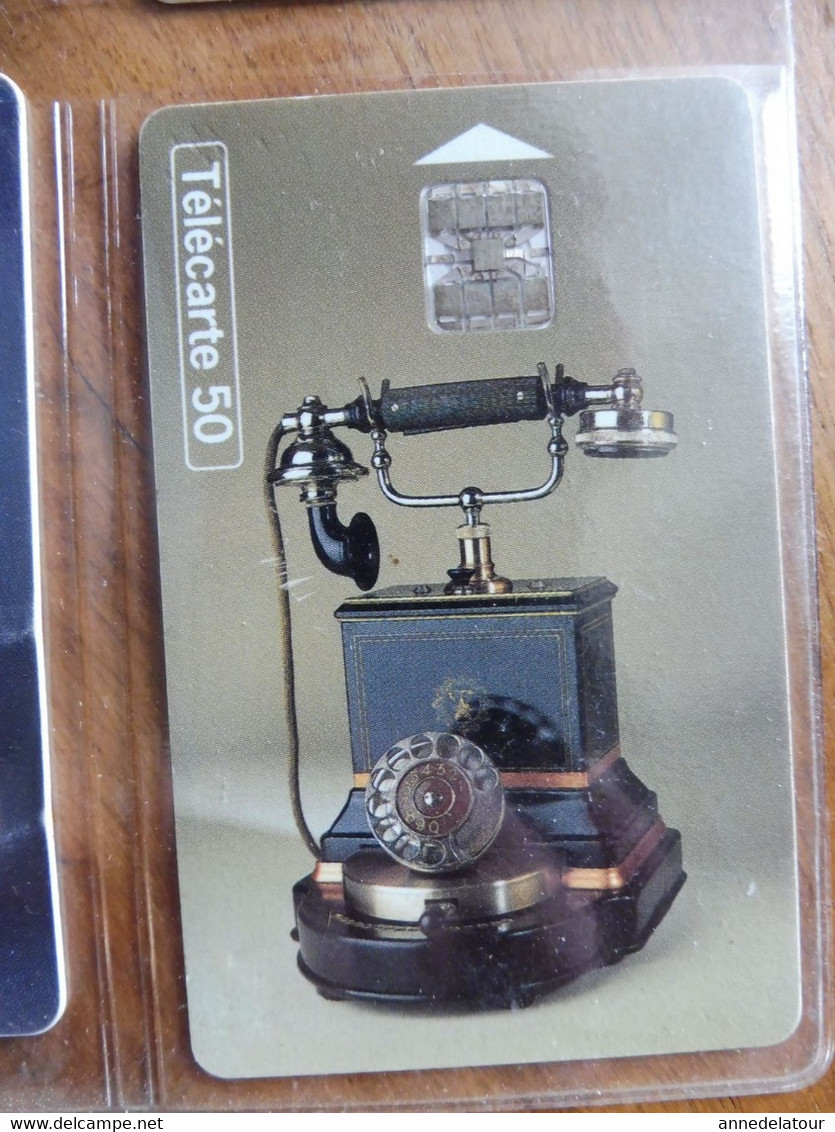 8 Télécartes FRANCE TELECOM  - Collection Historique Téléphones (Ader, Mildé , Berliner ,Ericson, Deckert ,D'Arsonval) - Teléfonos