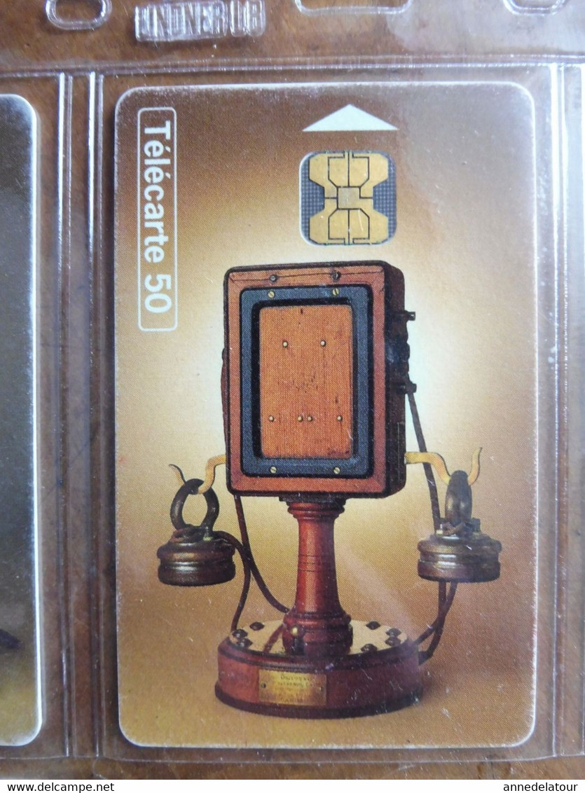 8 Télécartes FRANCE TELECOM  - Collection Historique téléphones (Ader, Mildé , Berliner ,Ericson, Deckert ,D'Arsonval)