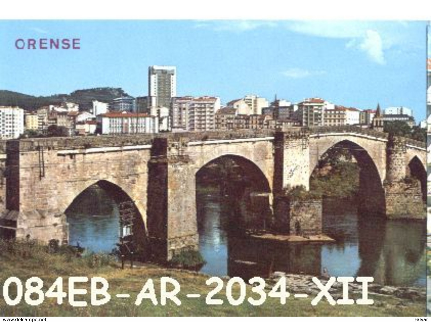 Postal Orense Puente Romano Sobre El Rio Miño Edit. Arribas Nº 2034/84eb Año 1969* - Orense