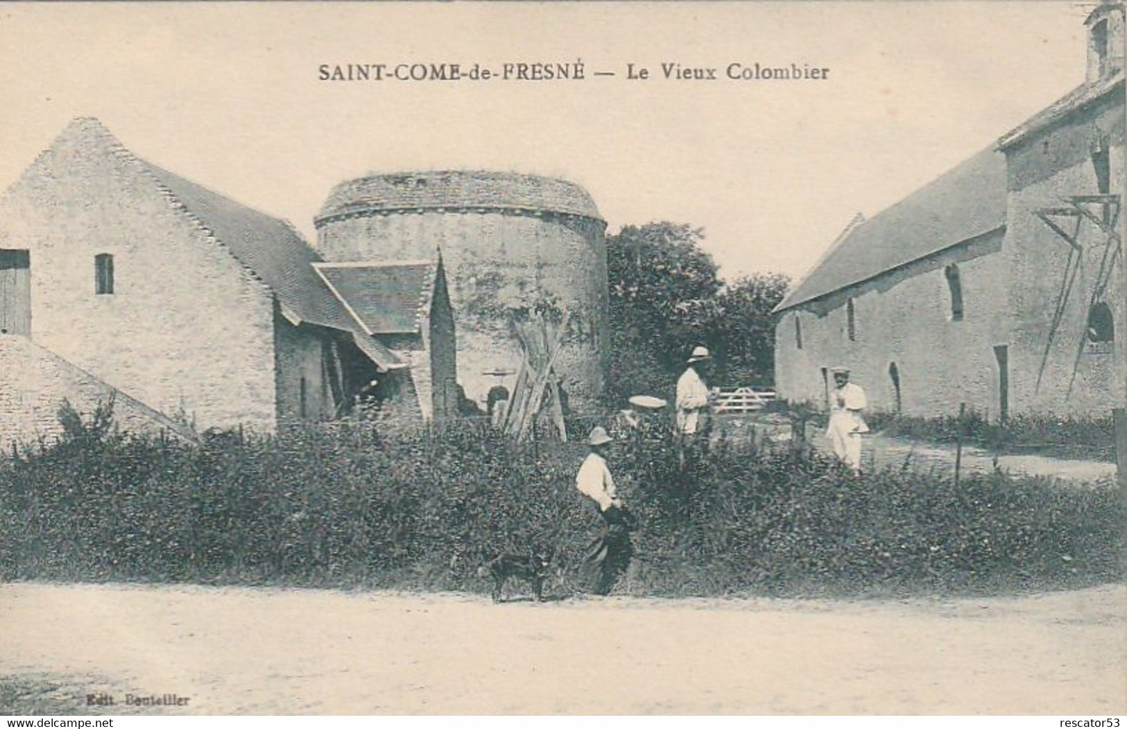 Cpa Saint Come De Fresné Le Vieux Colombier - Other & Unclassified