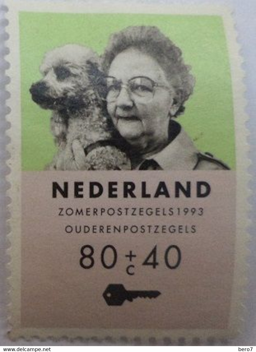 Netherlands - 1993 Elderly Woman With Dog Summer Stamps - Autres & Non Classés