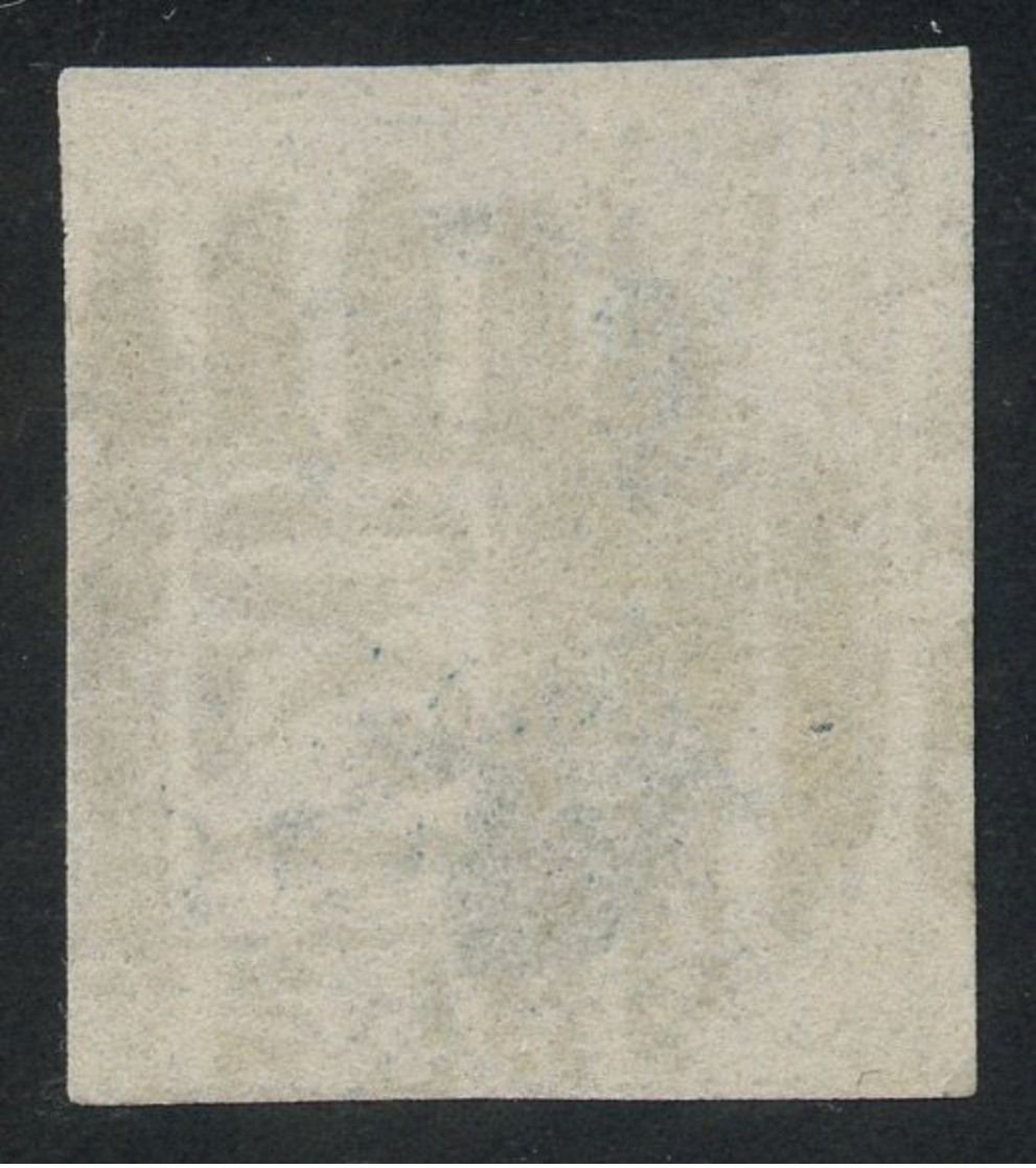 Belgium 1858 Medaillons Un-watermarked 20c Blue With 8-BAR Perception Postmark "120" (TOURNAY), Perfect, COB 11A - 1858-1862 Medallions (9/12)