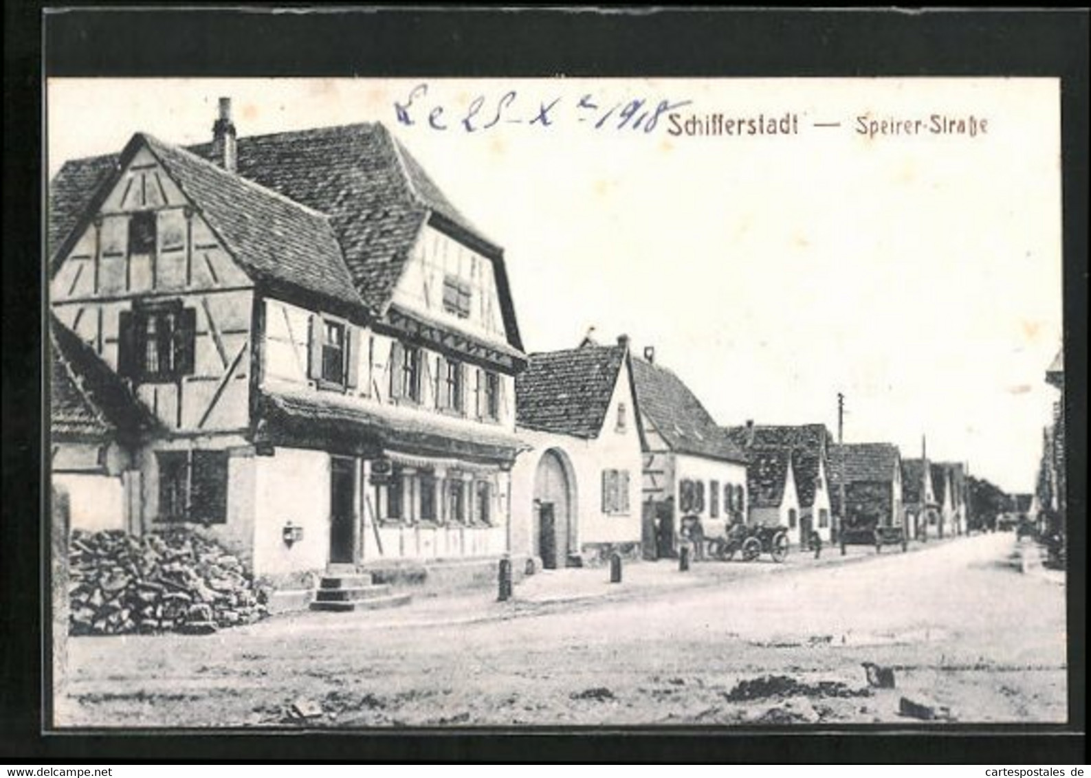 AK Schifferstadt, Speirer-Strasse - Schifferstadt