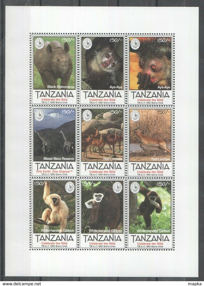 PK214 1995 TANZANIA FAUNA WILD ANIMALS CELEBRATE THE WILD 1KB MNH - Otros & Sin Clasificación