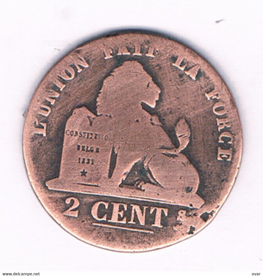 2 CENTIMES 1847 BELGIE/ 5946/ - 2 Cents