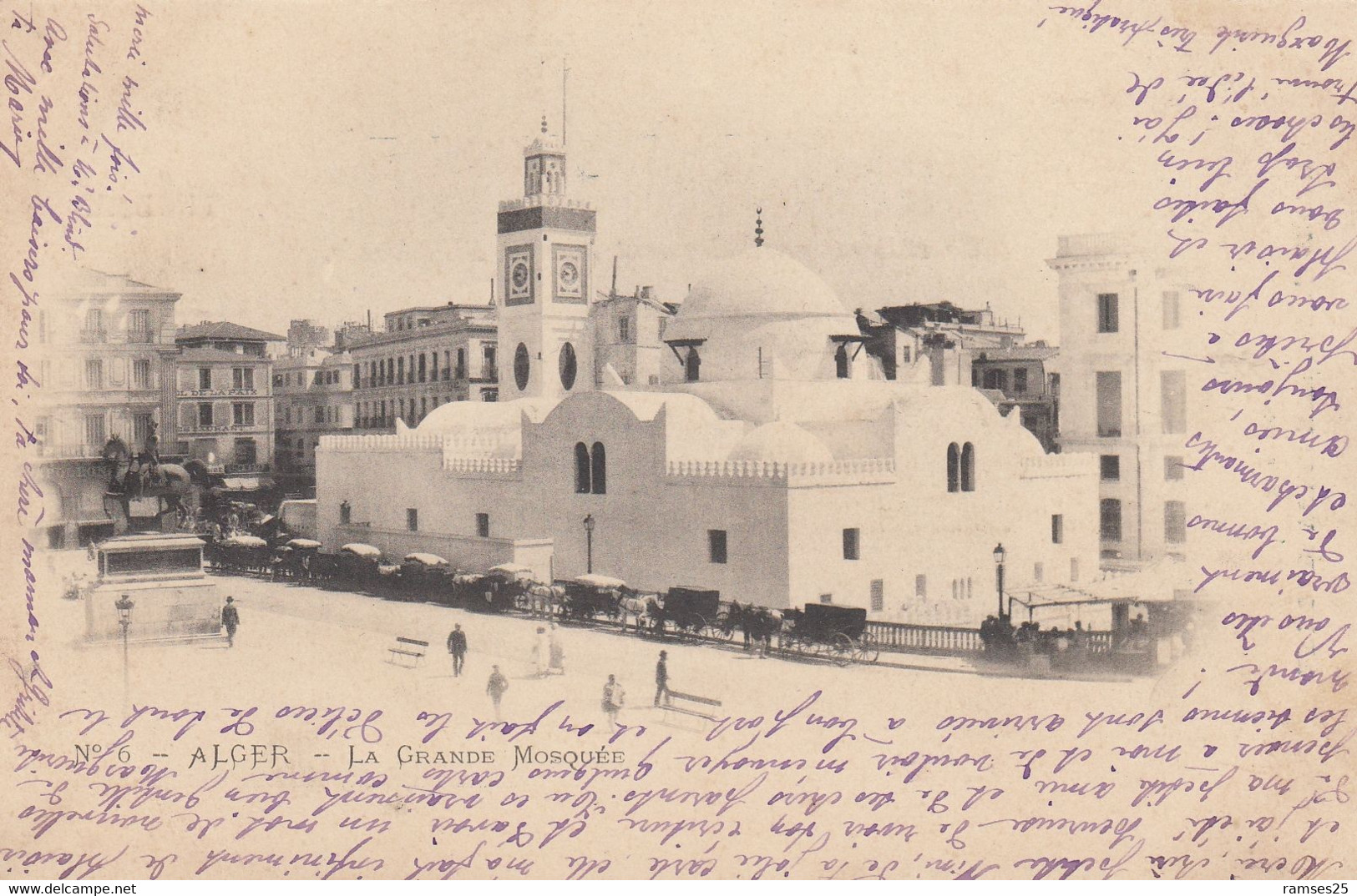 (190)  CPA  Alger La Grande Mosquée 1899 - Algerien