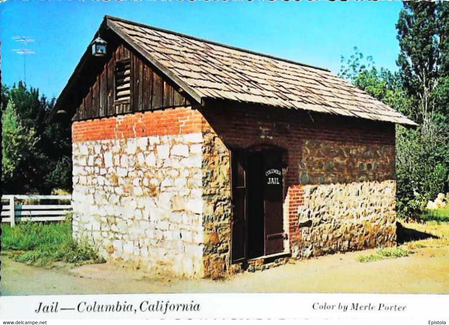 ► Cpsm "Jail Columbia " California  - Prison Méxicaine - US Postcard - Bagne & Bagnards