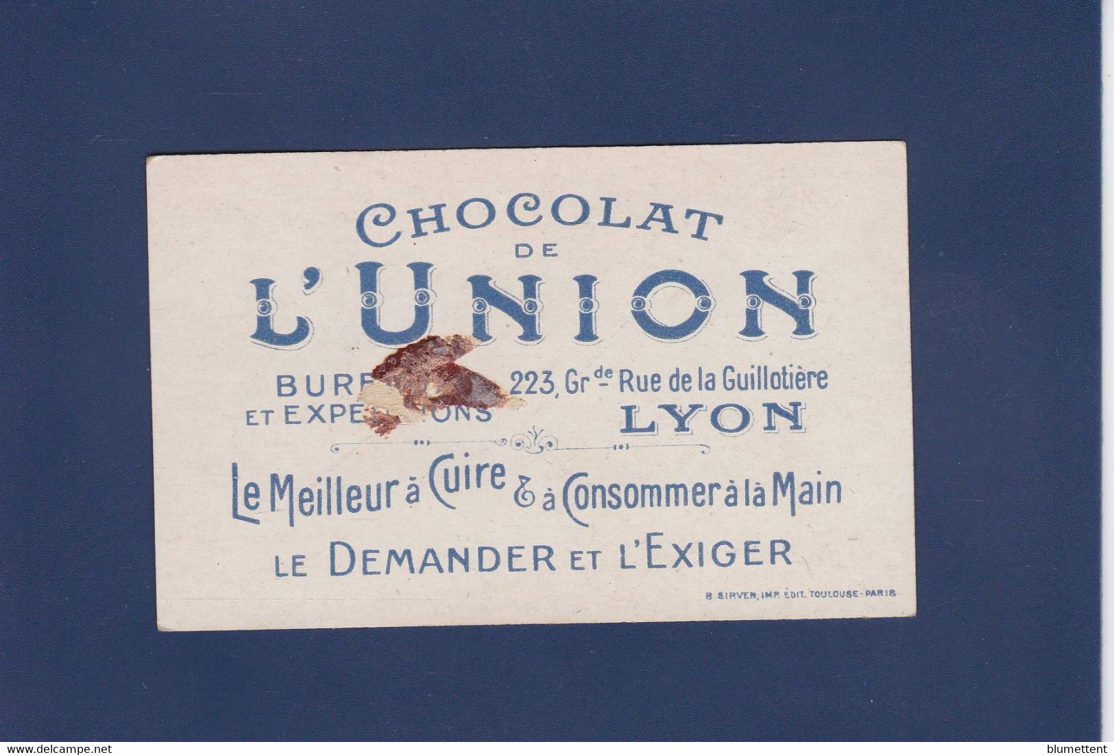 Chromos > Chocolat > De L'union Lyon Enfants Laurier Rose - Other & Unclassified