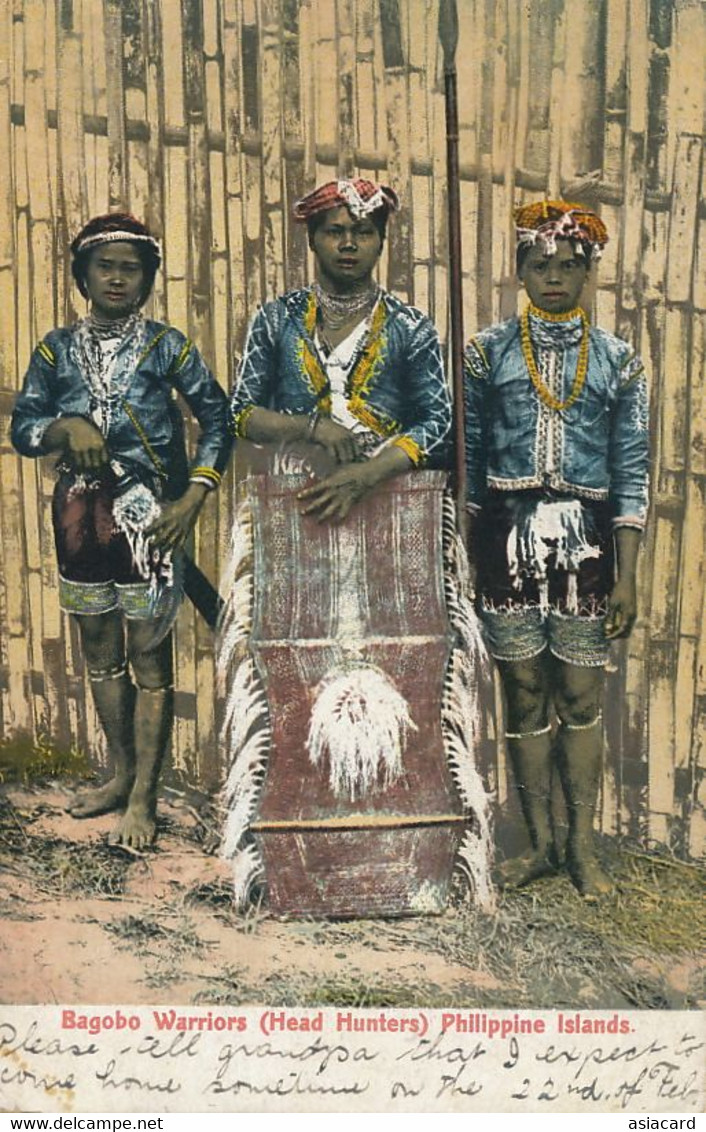 Bagobo Warriors Head Hunters Coupeurs De Tete  From Hichbridge New Jersey - Philippines