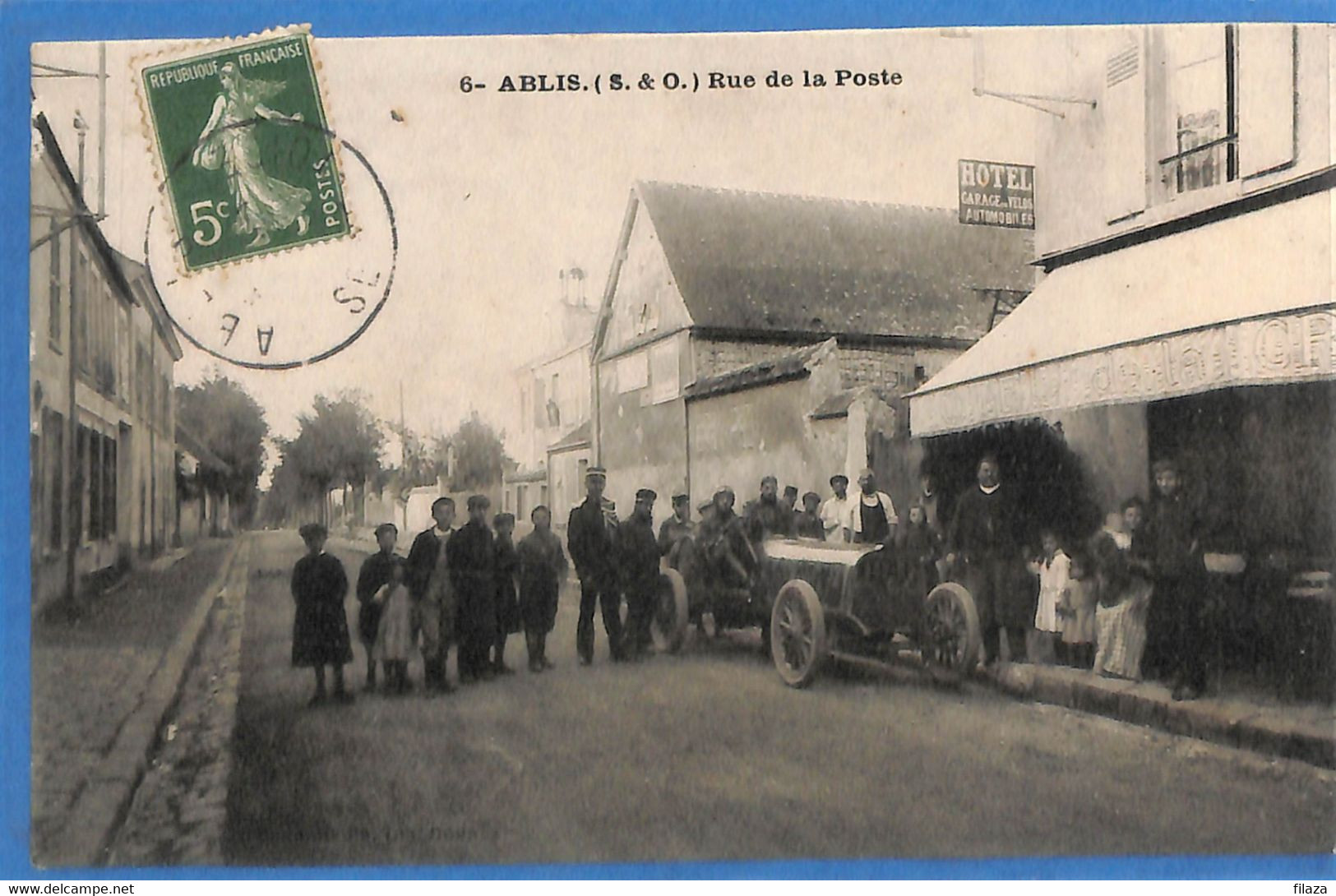 78 -  Yvelines - Ablis - Rue De La Poste - Auto   (N5412) - Ablis