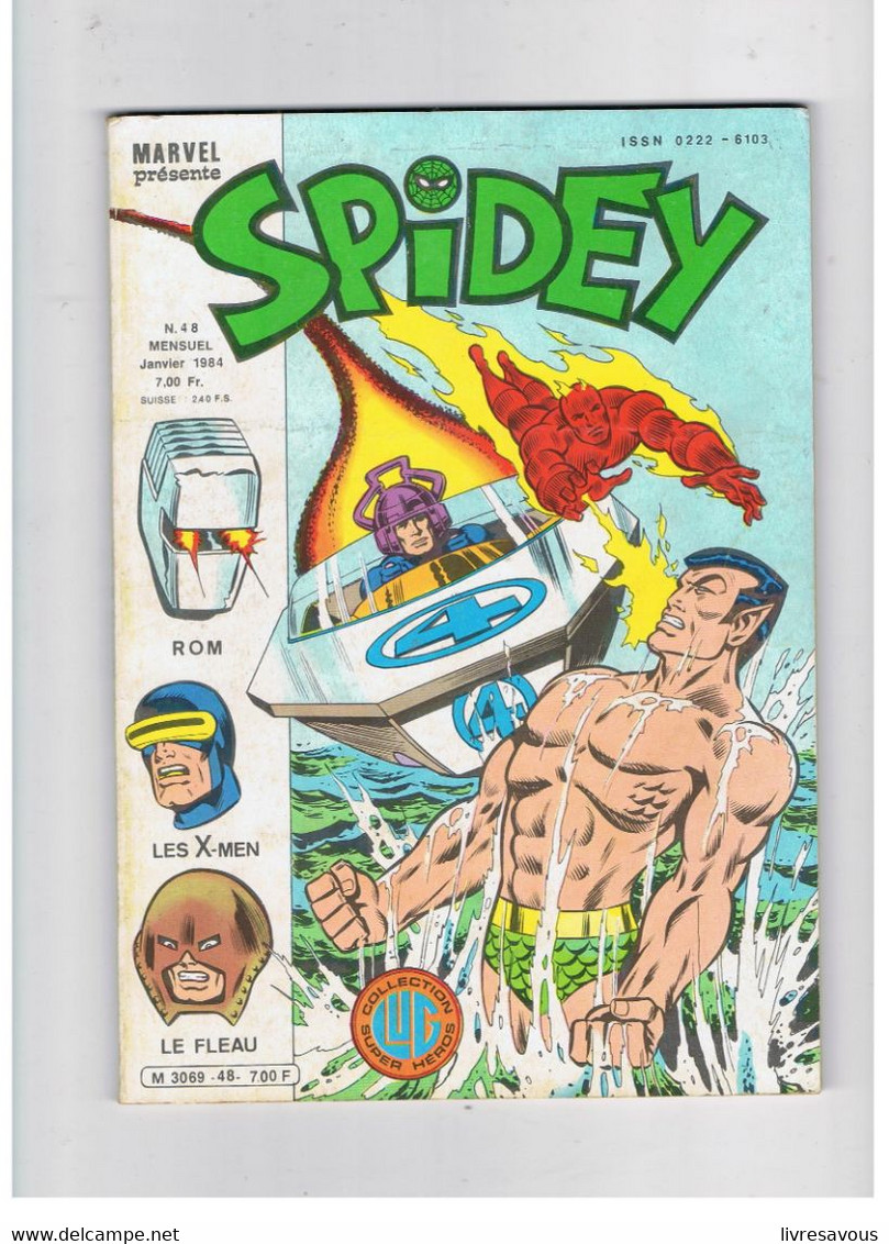 SPIDEY N°48 De Janvier 1984 Collection LUG Super Héros - Spidey