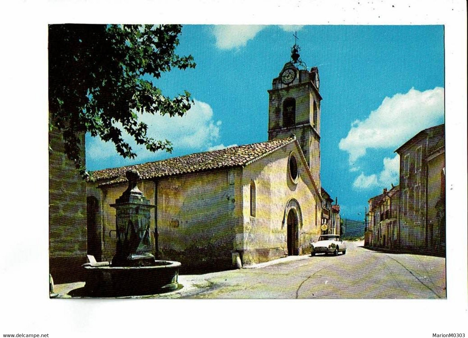 04 - GREOUX Les BAINS - La Place De L'église, DS, Citroen - 1439 - Gréoux-les-Bains