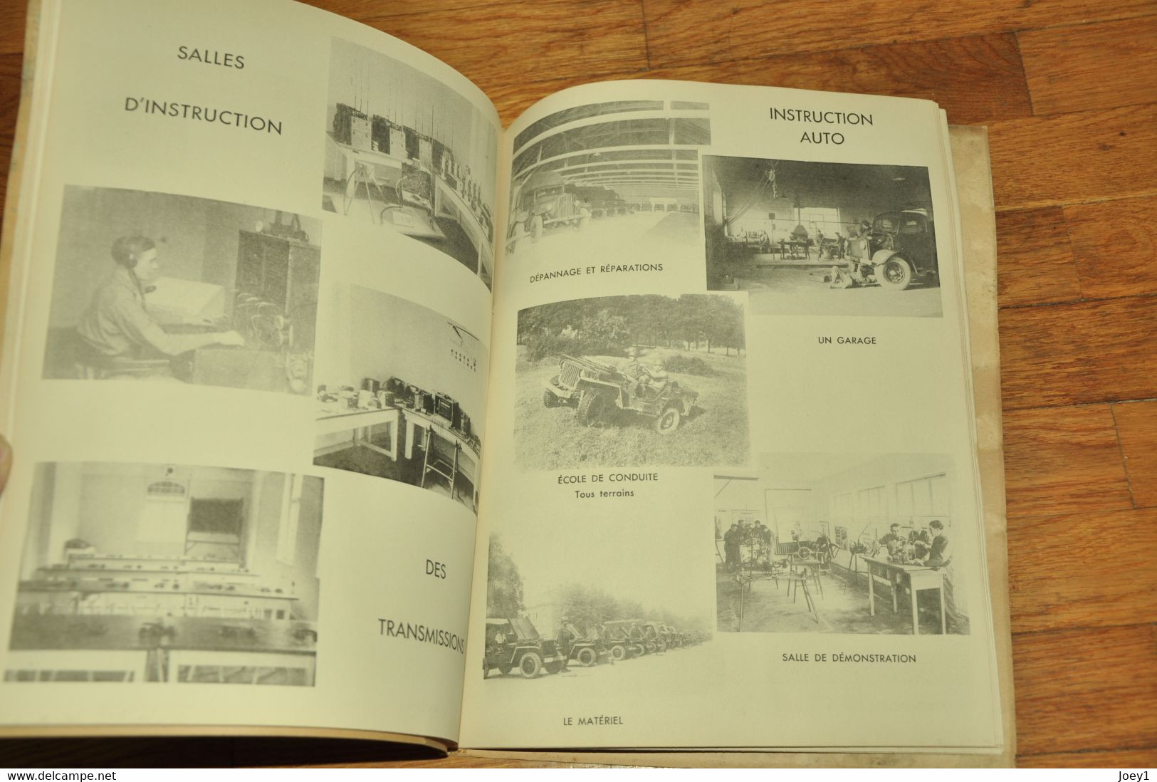 Revue centre d'instruction de la 10ème demi brigade 1947 à Oranienstein en Allemagne avec 5 photos et menu d un banquet