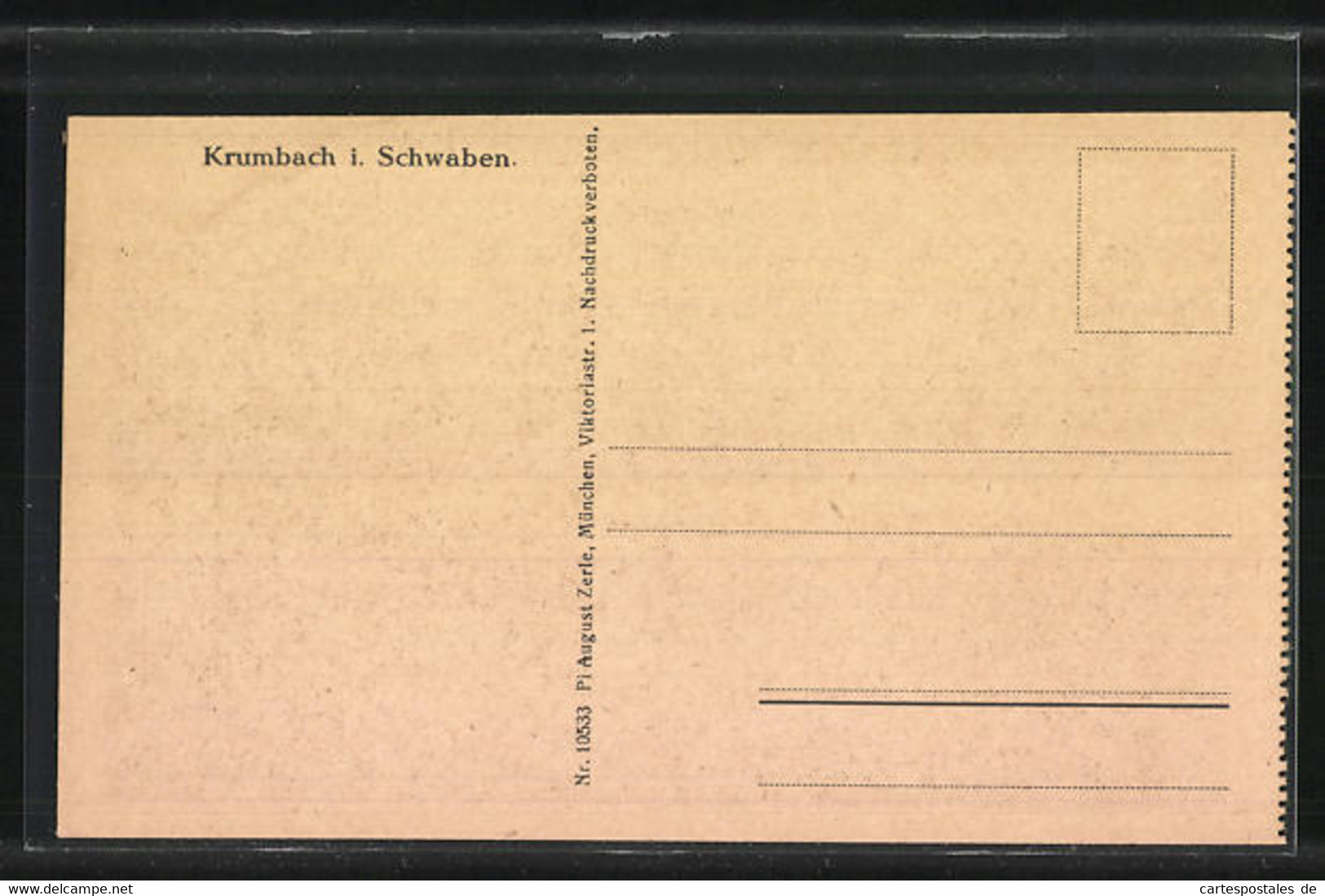 AK Krumbach I. Schwaben, Teilansicht - Krumbach