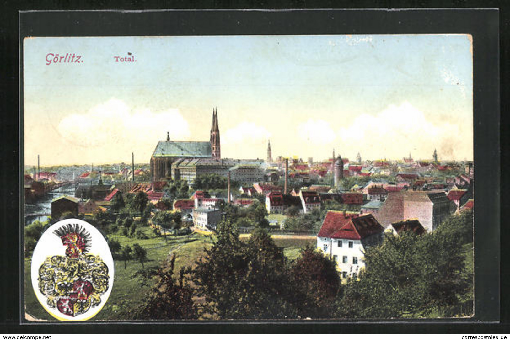 AK Görlitz, Totalansicht - Goerlitz