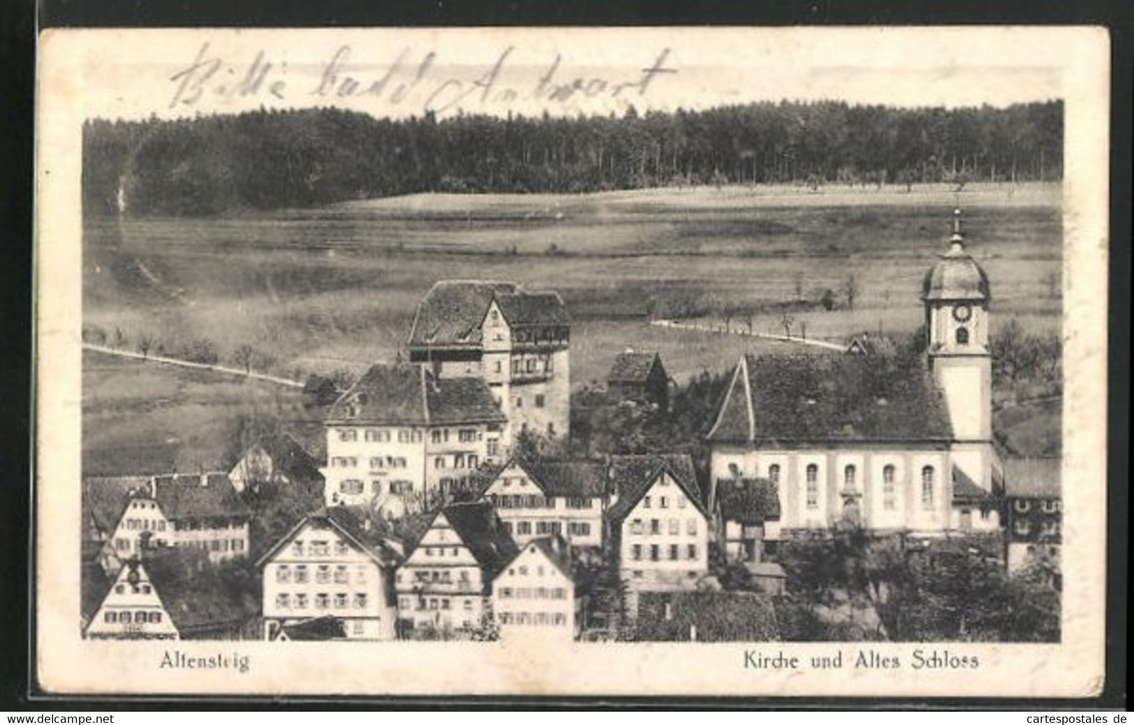 AK Altensteig, Kirche Und Altes Schloss - Altensteig