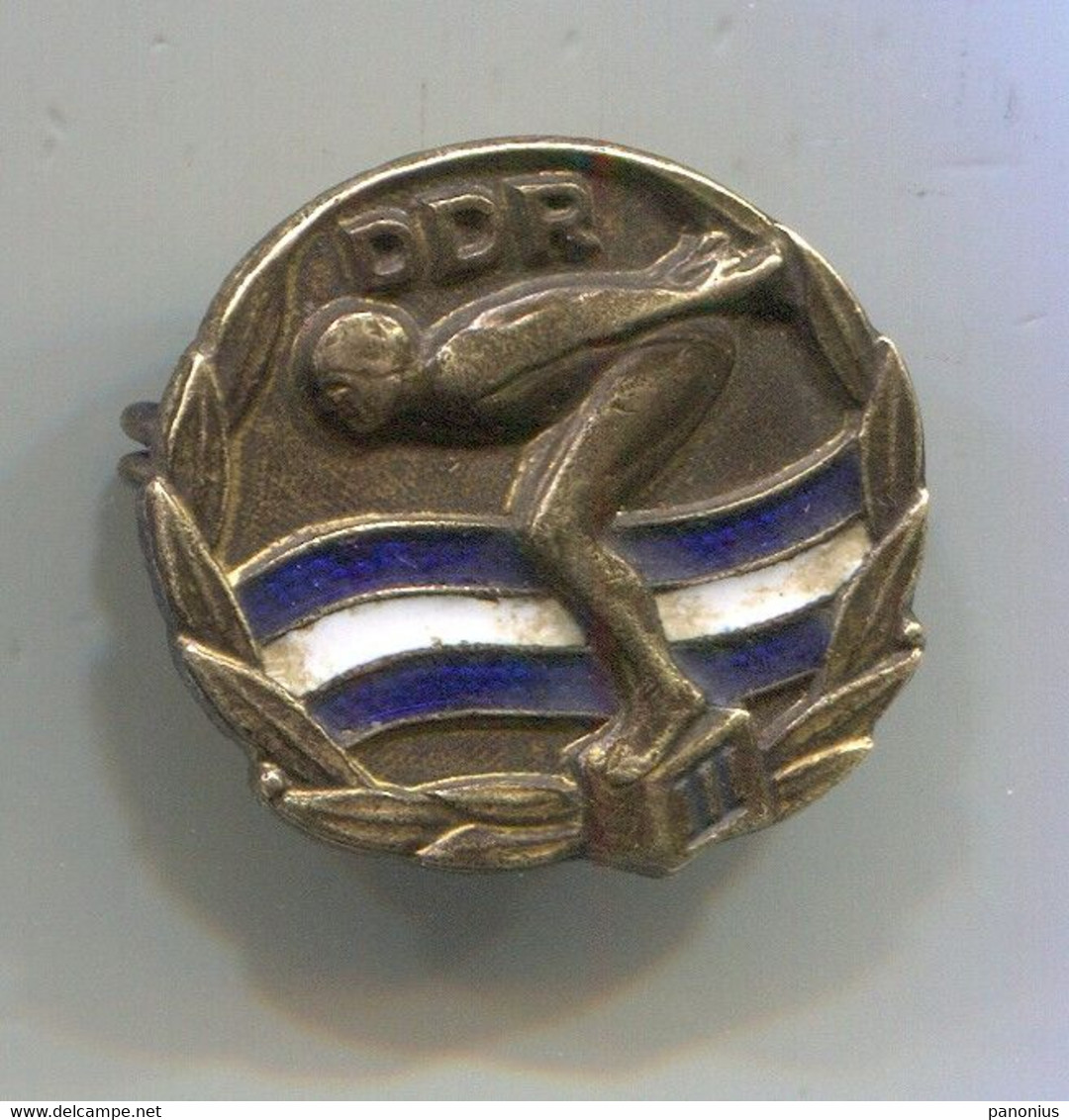 Swimming Natation - DDR East Germany, Vintage Pin Badge, Abzeichen - Natation