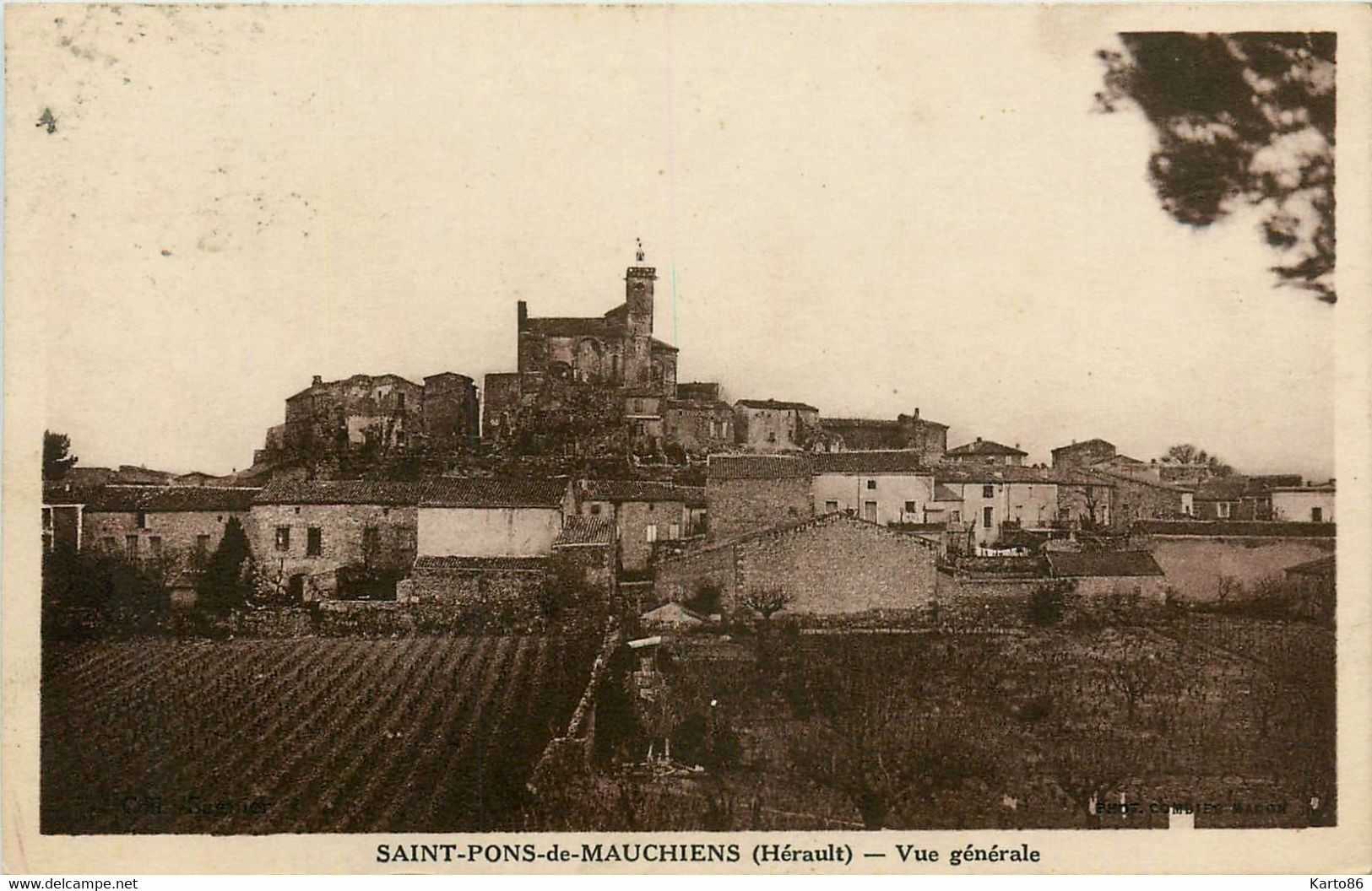 St Pons De Mauchiens * Vue Générale Du Village - Saint-Pons-de-Mauchiens