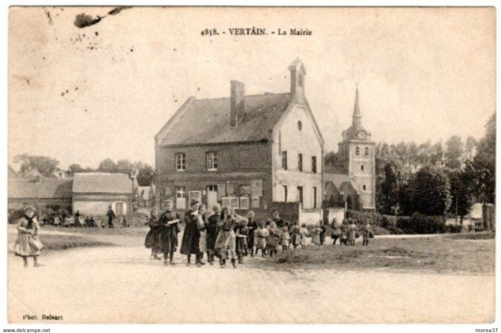 VERTAIN La Mairie (petit Pli En Bas à Gauche) - Altri & Non Classificati