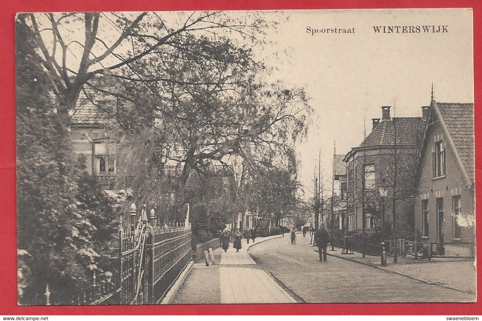 NL.- WINTERSWIJK.  SPOORSTRAAT. Uitgave G.J. Albrecht. - Winterswijk