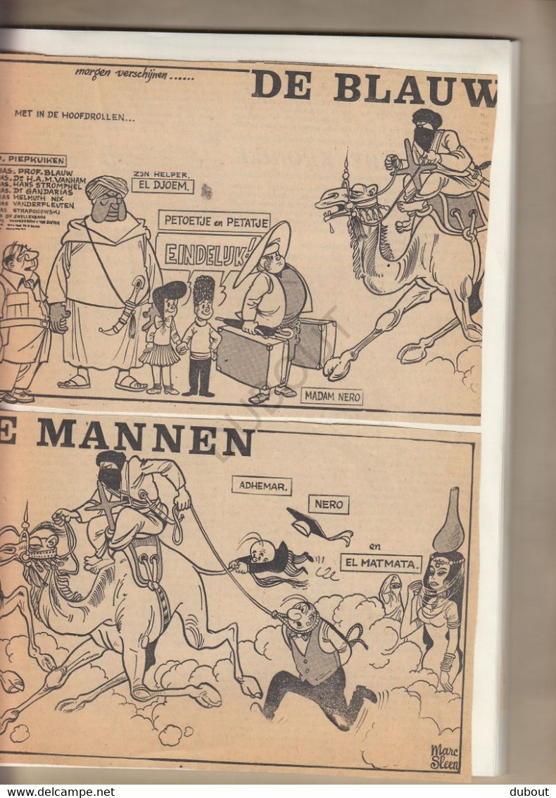 Krantenstrip NERO & CO - De Blauwe Mannen ± 1970 - Marc Sleen (U865) - Nero