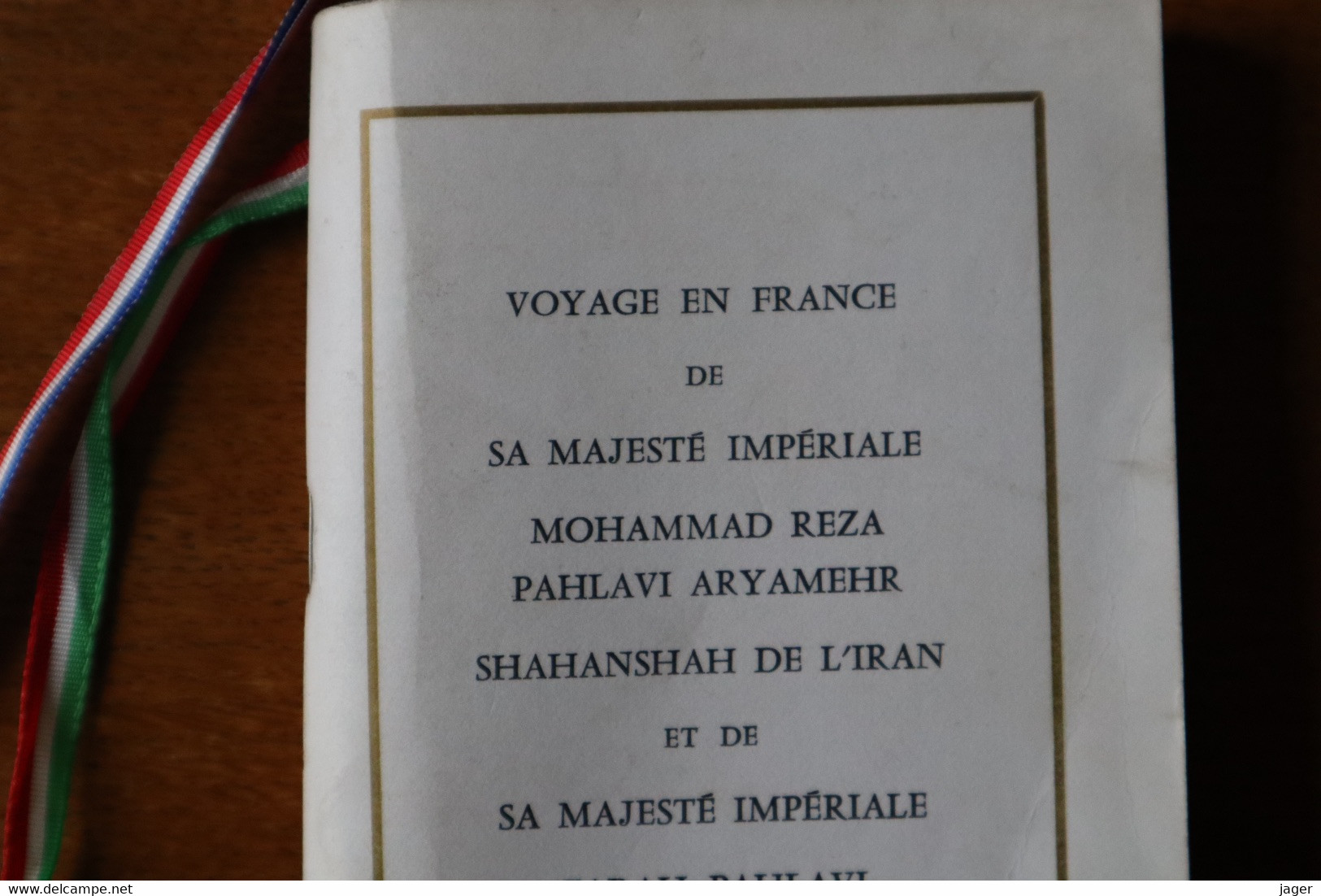 Programme Officiel Du SHAHANSHAH De L'Iran   1974   Reza Pahlavi - Documents Historiques