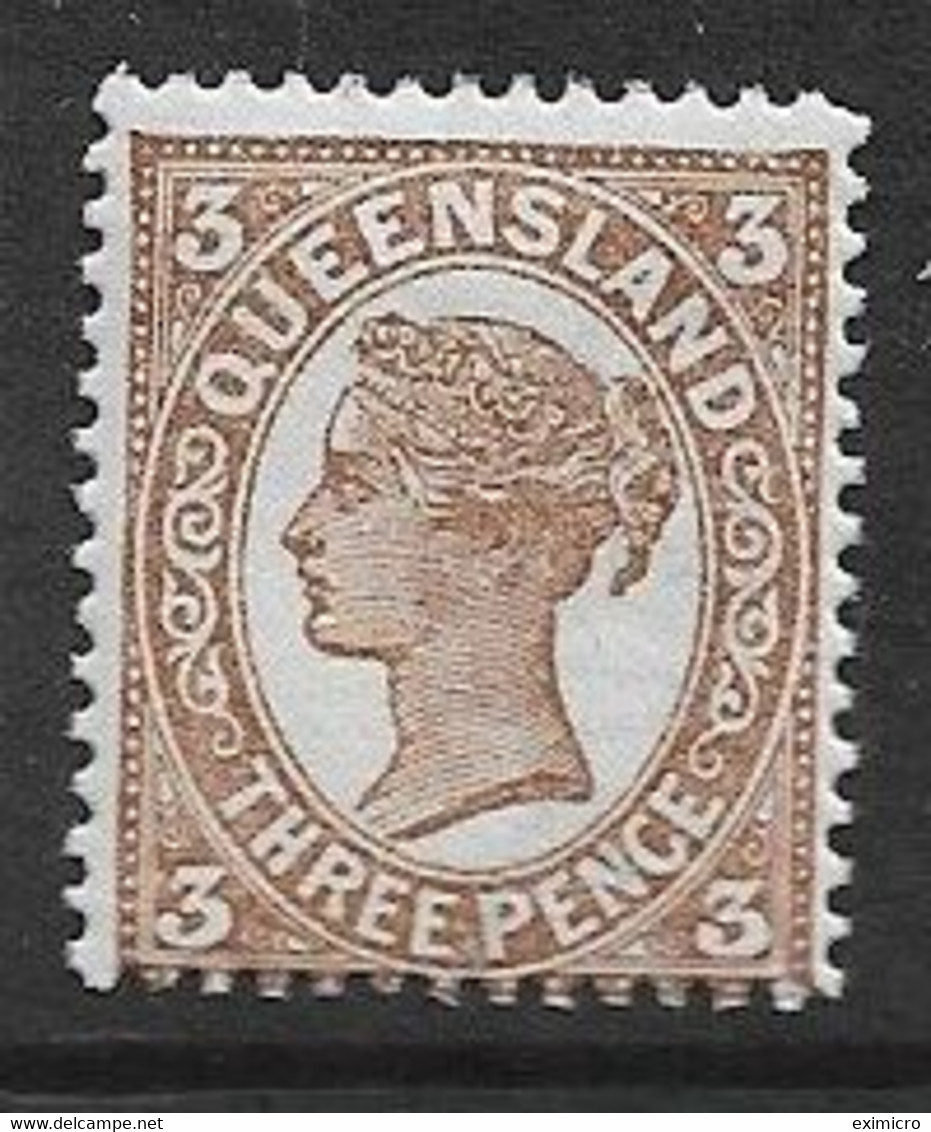 QUEENSLAND 1907 3d BISTRE-BROWN SG 292 UNMOUNTED MINT Cat £12 - Neufs