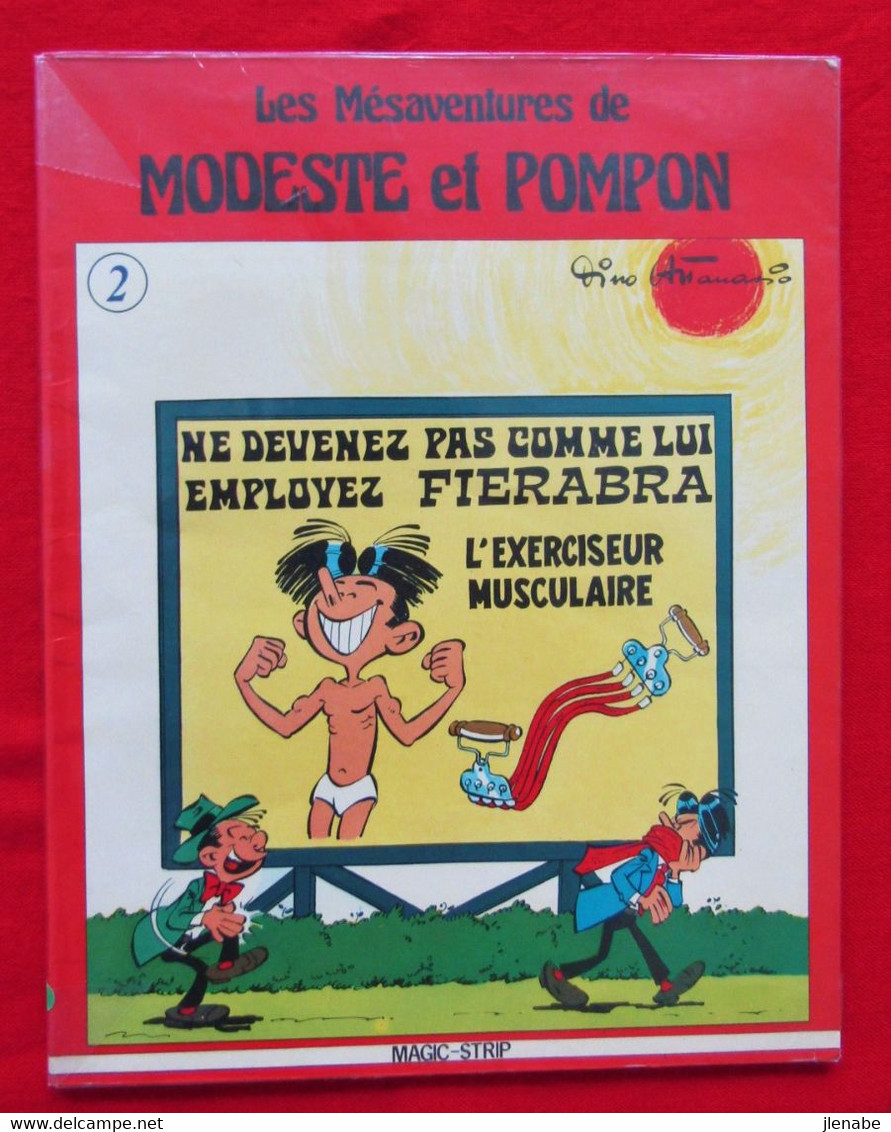 Modeste Et Pompon N°2 Par ATTANASIO EO 1980 Dédicacée - Modeste Et Pompon