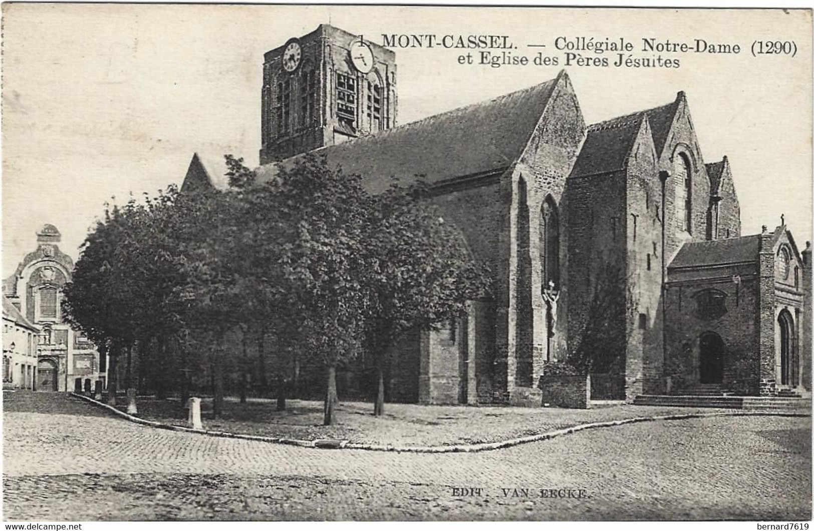 59   Cassel   -  Collegiale Notre Dame  Et Eglise  Des Peres Jesuites - Cassel