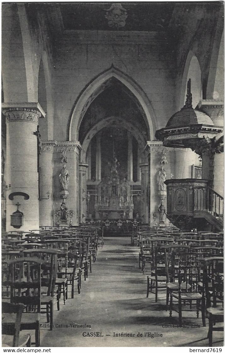 59   Cassel   -   Interieur De  L'eglise - Cassel