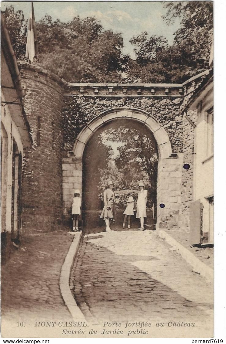 59   Cassel   - Porte  Fortifiee Du Chateau  - Entree Du Jardin Public - Cassel
