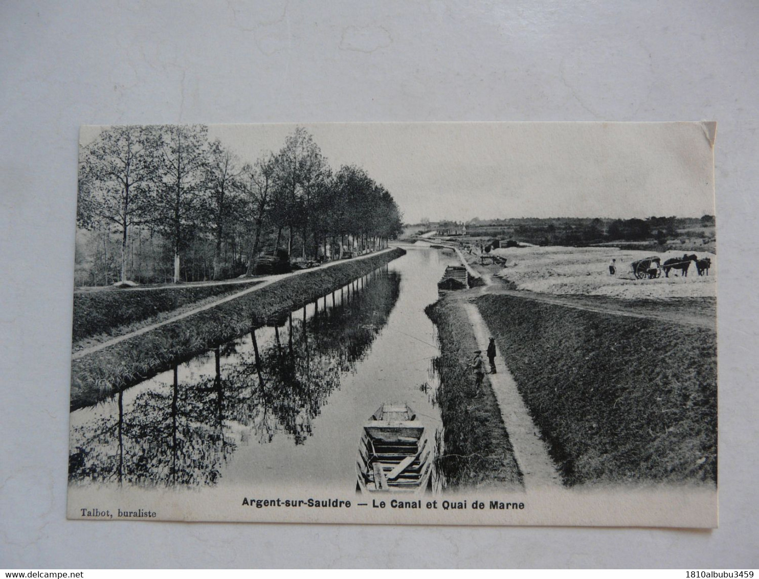 CPA 18 CHER  - ARGENT Sur SAULDRE : Le Canal Et Quai De Marne - Argent-sur-Sauldre