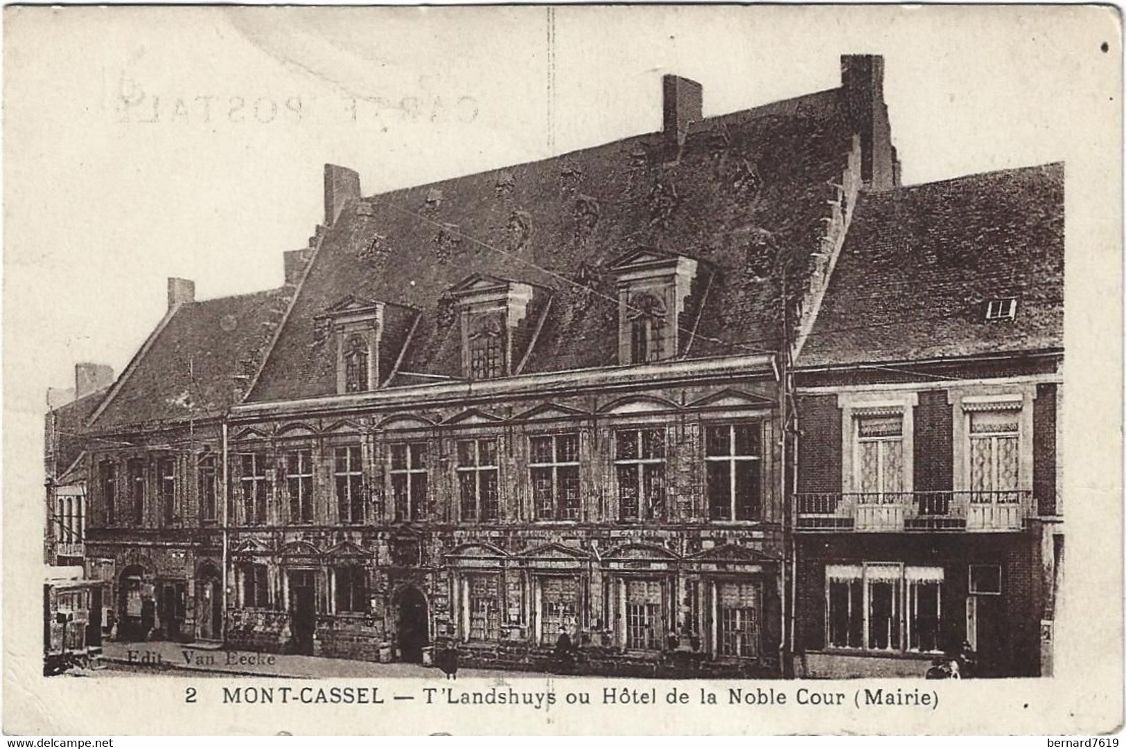 59    Mont  Cassel   - T'landsbuys Ou Hotel De La Noble Cour Mairie - Cassel