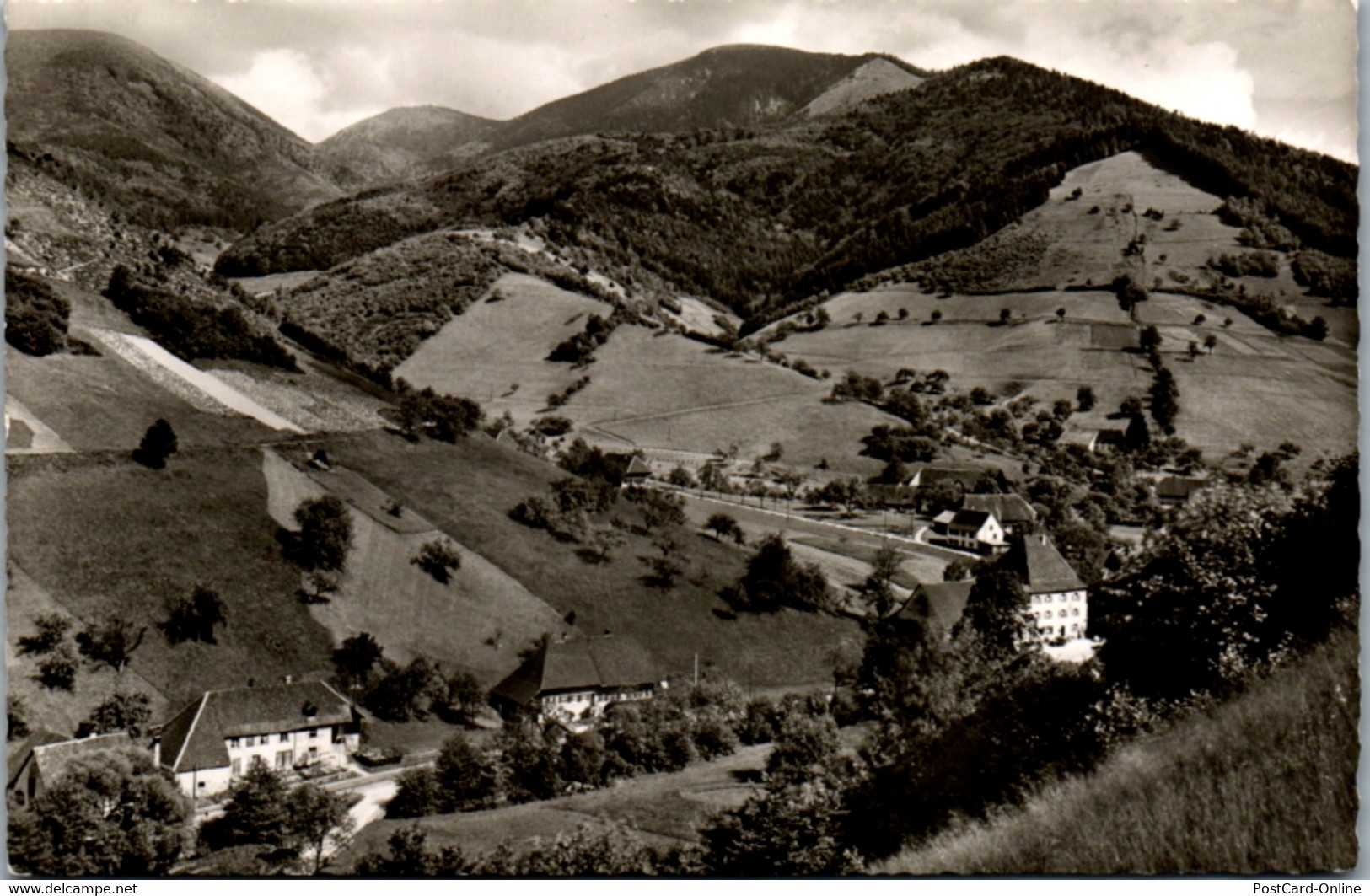 13505 - Deutschland - Untermünstertal , Gasthaus Neumühle Zur Krone , Besitzer Karl Pfefferle - Gelaufen 1957 - Muenstertal