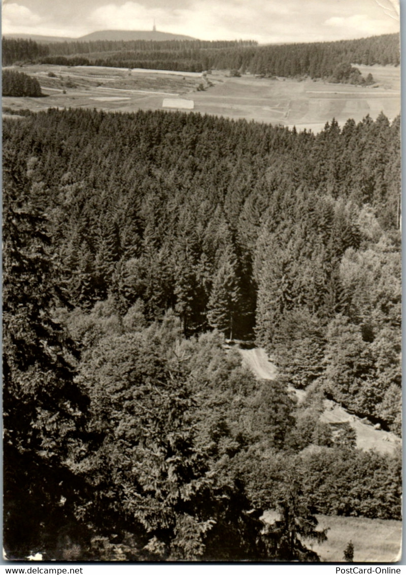 13569 - Deutschland - Georgenthal , Thüringer Wald , Blick Zum Inselsberg Vom Schwabhäuserkopf - Gelaufen - Georgenthal