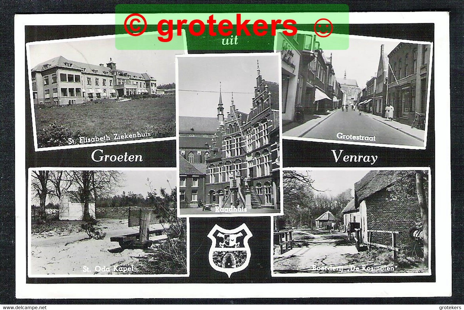 VENRAY Groeten Uit 5-luik Ca 1960 - Venray