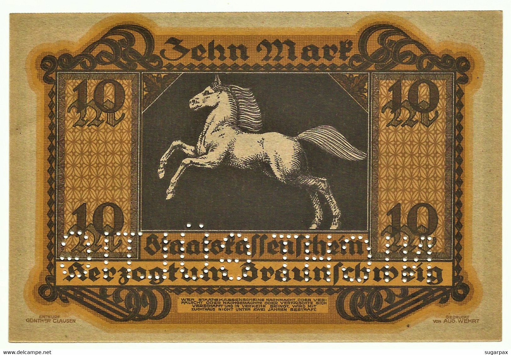 Germany - 10 Mark - 15.10.1918 - Unc. - Notgelg - Non Classificati