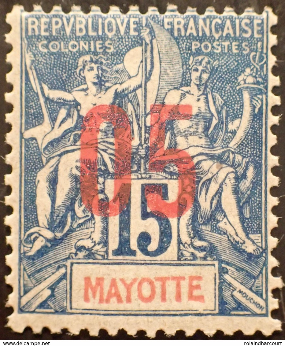 R2062/1103 - 1912 - COLONIES FR. - MAYOTTE - N°23 NEUF* - Nuovi