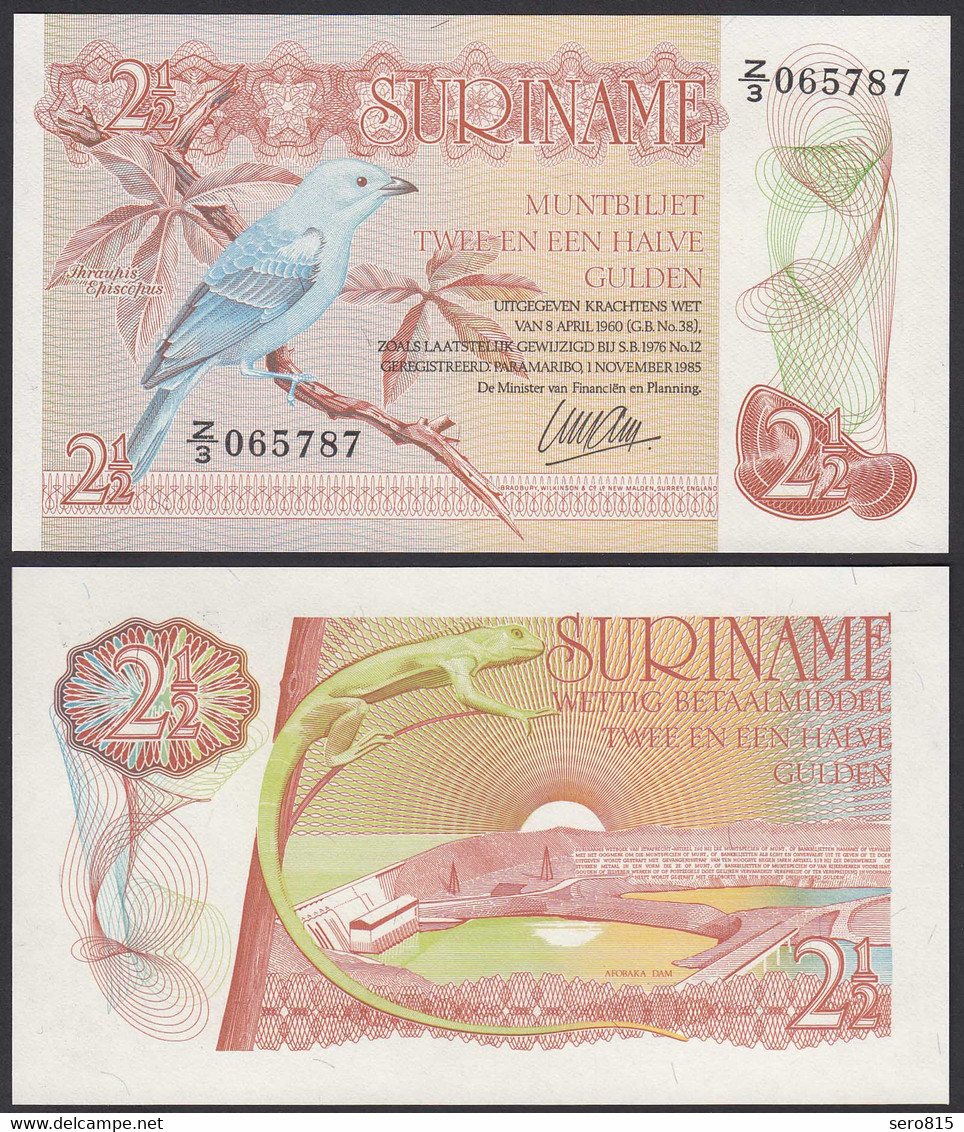 SURINAM - SURINAME 2 1/2 Gulden 1985 UNC (1) Pick 119    (23928 - Andere - Amerika