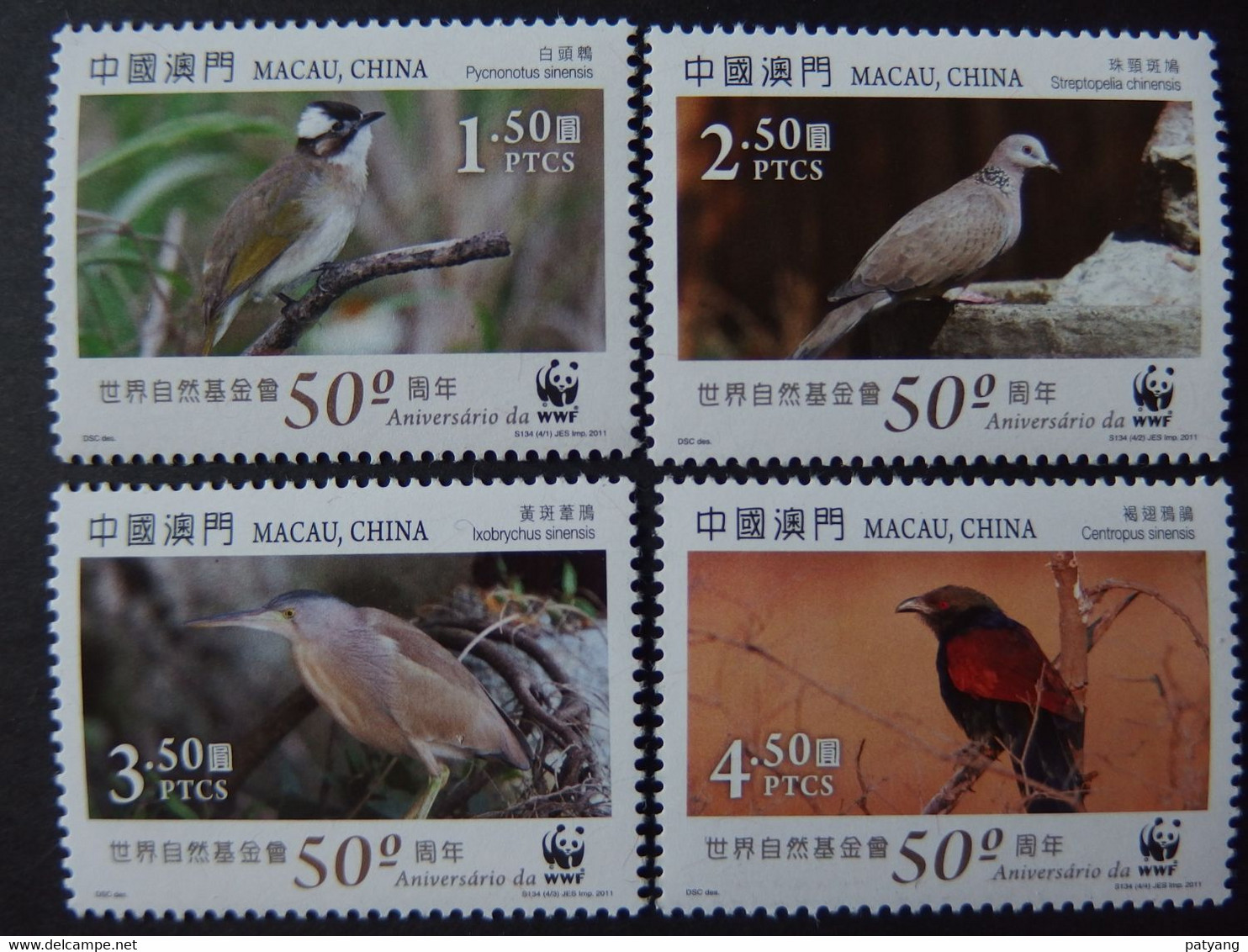 2011 Macau Birds MNH - Gebraucht