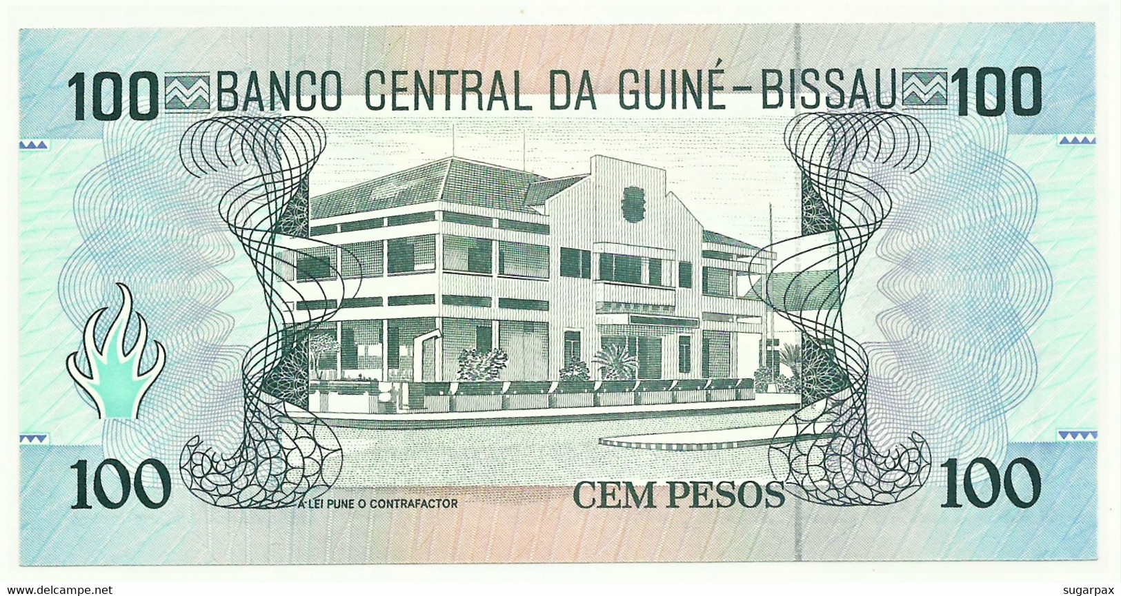 Guiné-Bissau - 100 Pesos - 01.03.1990 - P 11 - Unc. - Serie BB - Domingos Ramos - Guinea–Bissau